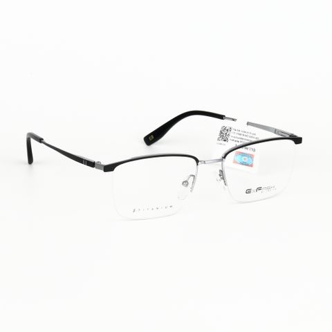  Gọng Kính Nửa Khung Xẻ Cước Titanium Exfash EF31276T 