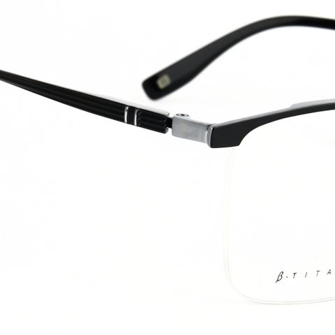  Gọng Kính Nửa Khung Xẻ Cước Titanium Exfash EF31276T 