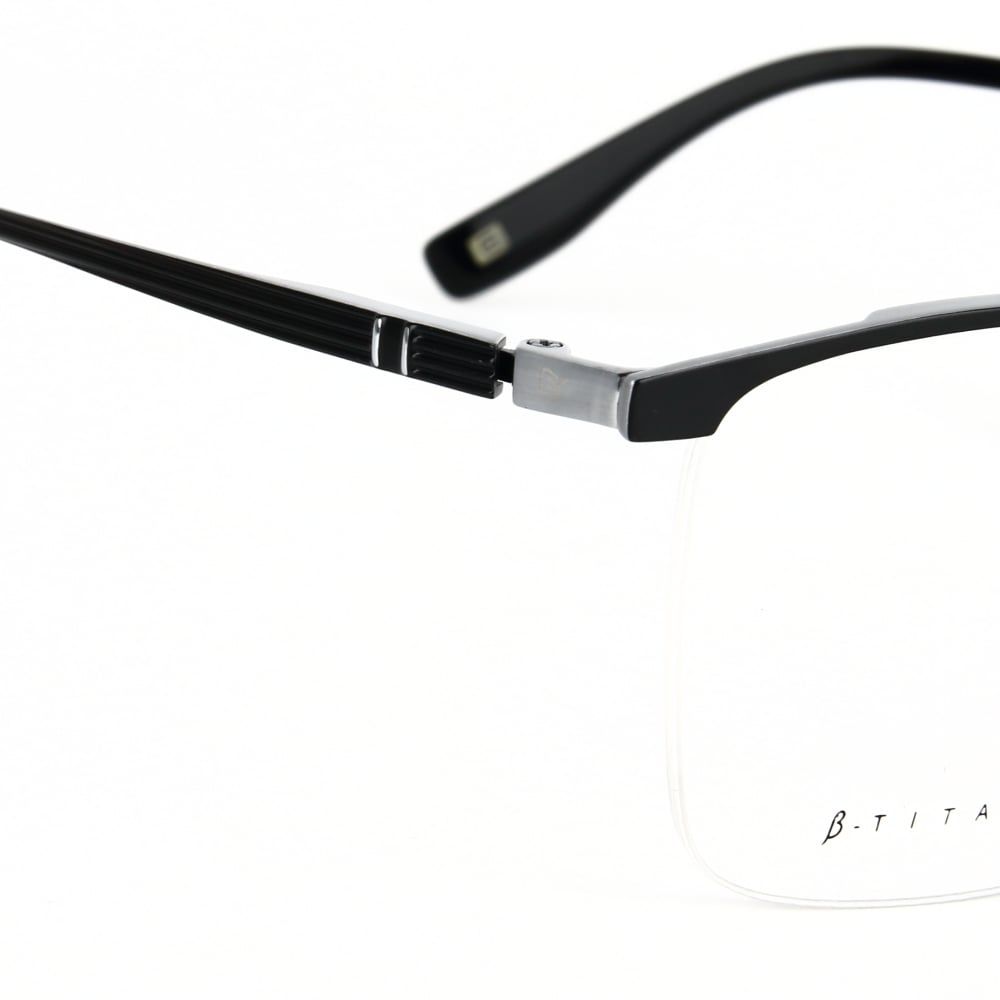  Gọng Kính Nửa Khung Xẻ Cước Titanium Exfash EF31276T 