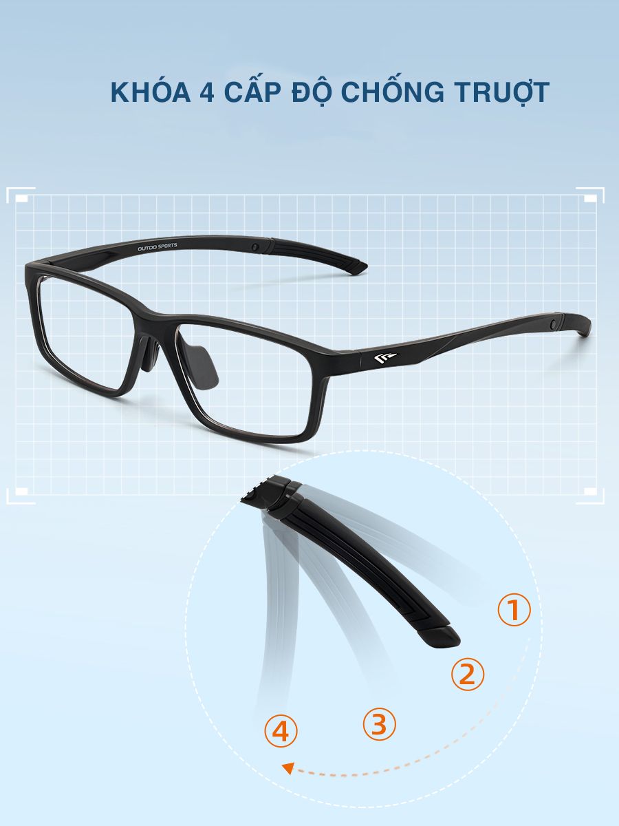  Gọng Kính Thể Thao Outdo Sports GT62055 