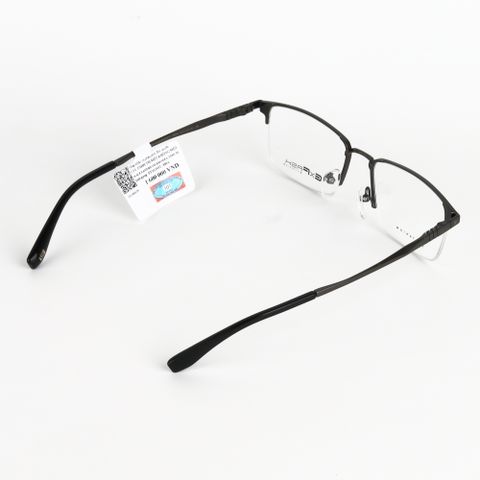 Gọng Kính Nửa Khung Xẻ Cước Titanium Exfash EF32293T 