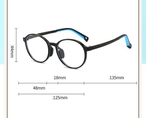  Gọng Kính Tròn Trẻ Em TR90 2289 Chống Ánh Sáng Xanh, Chống Tia UV 