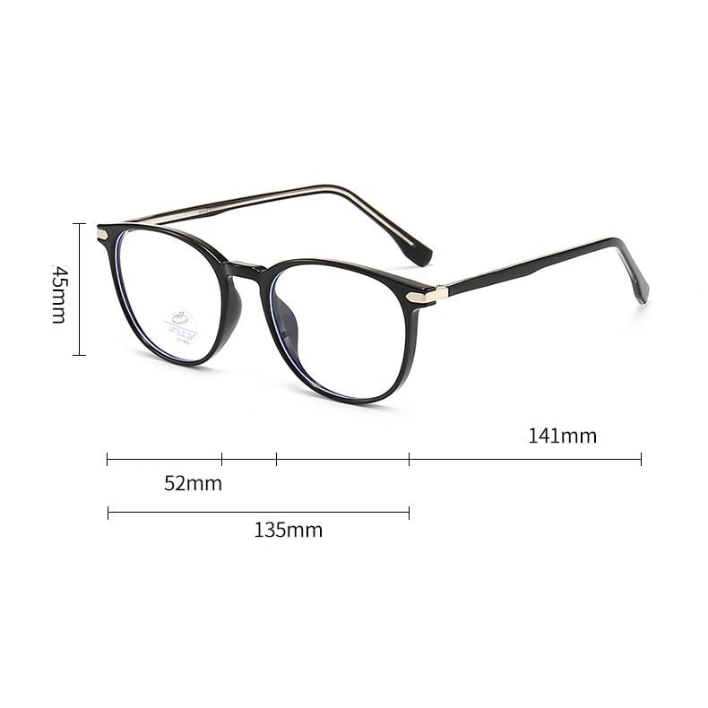  Gọng Kính Tròn Nam Nữ TR90 Lõi Cốt 8303 