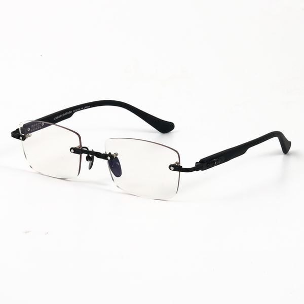  Gọng Kính Khoan Không Viền Chrome Hearts Deep II 