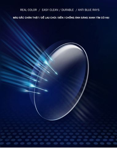  Đa Tròng Ngăn Ánh Sáng Xanh Freeform Optimax Bluecut SHMC 1.56 