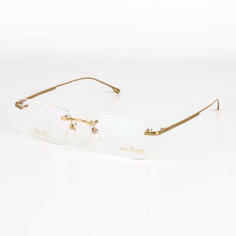  Gọng Kính Khoan Ốc Không Viền Jaecer Titanium Mạ Vàng 18K J27121 