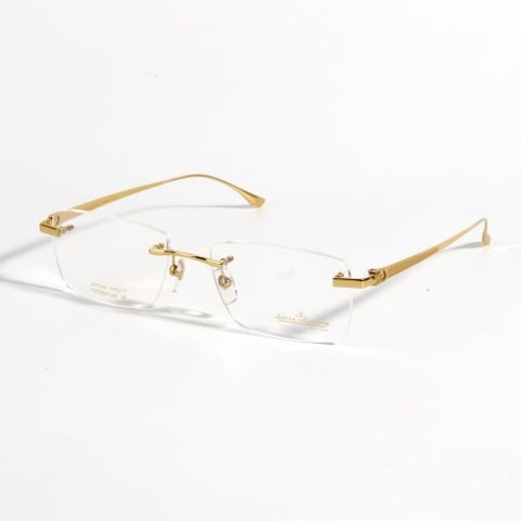  Gọng Kính Khoan Ốc Không Viền Jaecer Titanium Mạ Vàng 18K J27149 