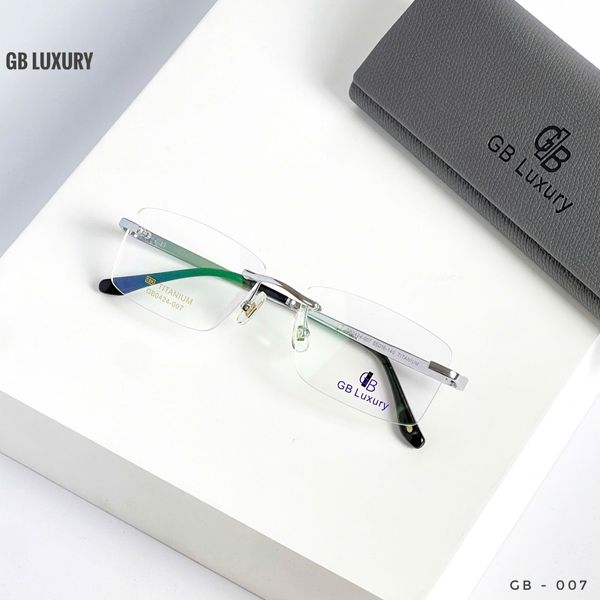 Kính Không Gọng Titanium Mạ Vàng 18k GB Luxury GB0424-007