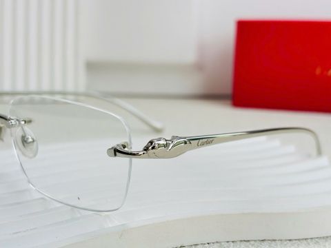  Kính Không Gọng Cartier Đầu Báo 8101081 