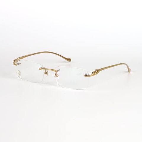  Kính Không Gọng Cartier Đầu Báo 8101081 