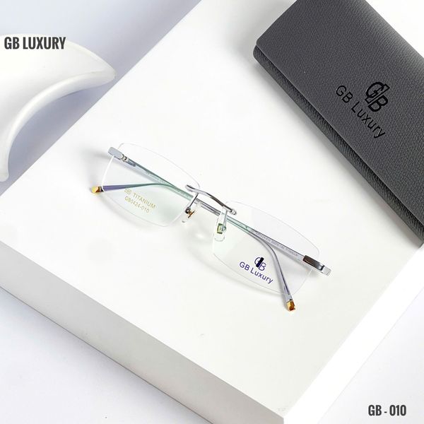 Kính Không Gọng Titanium Mạ Vàng 18k GB Luxury GB0424 - 010