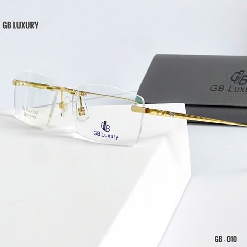  Kính Không Gọng Titanium Mạ Vàng 18k GB Luxury GB0424 - 010 - Chính Hãng 