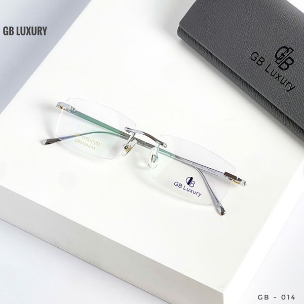 Kính Không Gọng Titanium Mạ Vàng 18k GB Luxury GB0424 - 014