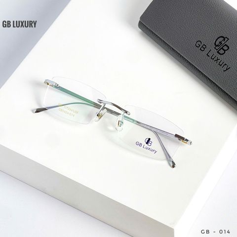  Kính Không Gọng Titanium Mạ Vàng 18k GB Luxury GB0424 - 014 - Chính Hãng 