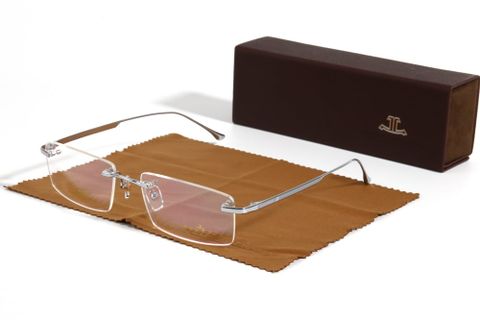  Gọng Kính Khoan Ốc Không Viền Jaecer Titanium Mạ Vàng 18K J27121 