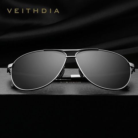  Kính Mát Aviator Phân Cực Polarized 9 Lớp Lọc AL-MG Veithdia 3028 