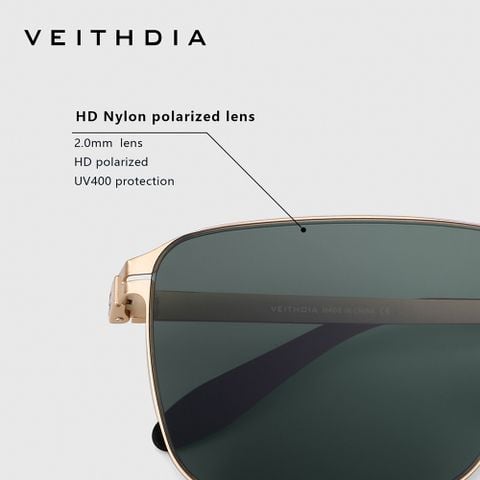  Kính Mát Phân Cực 9 Lớp Lọc Veithdia 8210 Hd Nylon Polarized 