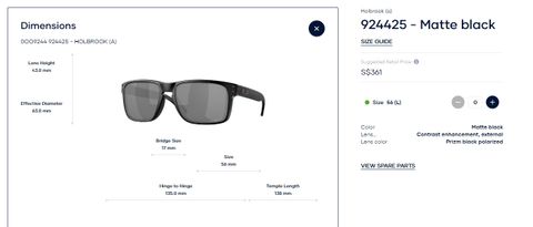  Oakley Eyewear Holbrook Polarized 0OO9244 Kính Mát Thể Thao Chính Hãng – Tem Luxottica 