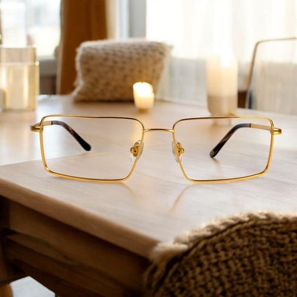 Gọng Kính Mạ Vàng 18K Omega 511646 Titanium