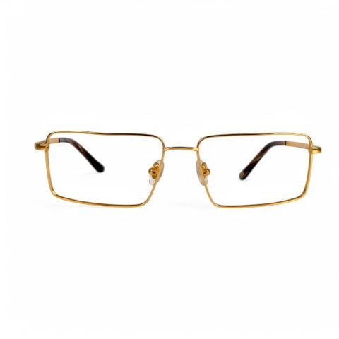  Gọng Kính Mạ Vàng 18K Omega 511646 Titanium 