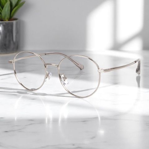  Gọng Kính Titanium Tròn Ontarido 28160 - Tem Chính Hãng 