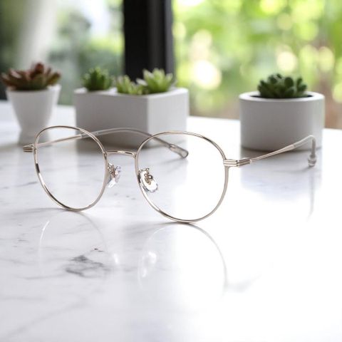  Gọng Kính Titanium Tròn Ontarido 28166 - Tem Chính Hãng 