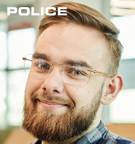  Police VPLP01K Gọng Kính Khoan - Tem Chính Hãng 101 