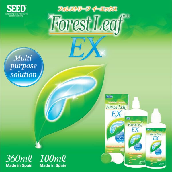  Forest Leaf EX – Dung Dịch Vệ Sinh Kính Áp Tròng ( Dùng cho lens mềm) 