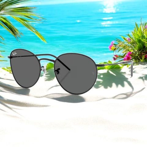  Rayban 0RBR0103S Round Rerverse Kính Mát - Tem Chính Hãng Luxottica - Full Box 