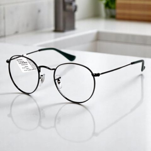  Rayban 0RX3447V Gọng Kính Tròn - Tem Chính Hãng Luxottica - Full Box 