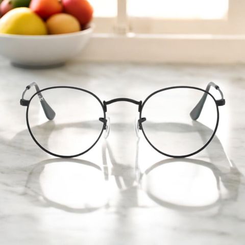  Rayban 0RX3447V Gọng Kính Tròn - Tem Chính Hãng Luxottica - Full Box 