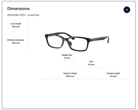  Rayban 0RX5318D Gọng Kính - Tem Chính Hãng Luxottica - Full Box 