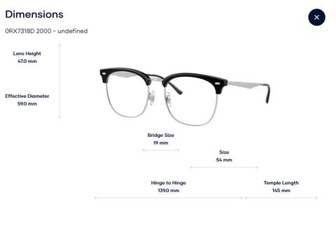  Rayban 0RX7318D Glasses Gọng Kính - Tem Chính Hãng - Luxottica 