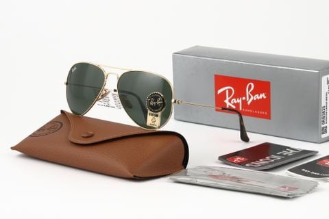  Kính Mát Rayban Aviator 0RB3025 - Tem Chính Hãng EssilorLuxottica - FullBox 