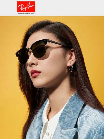  Kính Mát Rayban Clubmaster 0RB3016 - Tem Chính Hãng Essilor Luxottica 