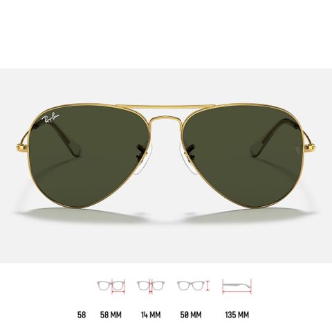  Kính Mát Rayban Aviator 0RB3025 - Tem Chính Hãng EssilorLuxottica - FullBox 