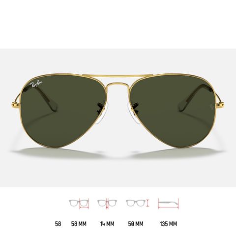  Kính Mát Rayban Aviator RB 3025 Chính Hãng 100% Full Box 