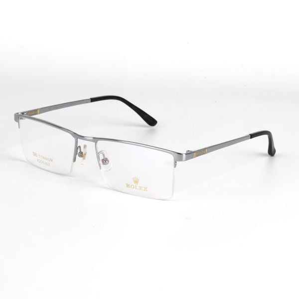  Gọng Kính Nửa Khung Mạ Vàng 18K Titanium Rolex K226262 