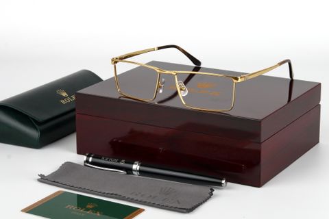  Gọng Kính Mạ Vàng 18K Rolex K226271 