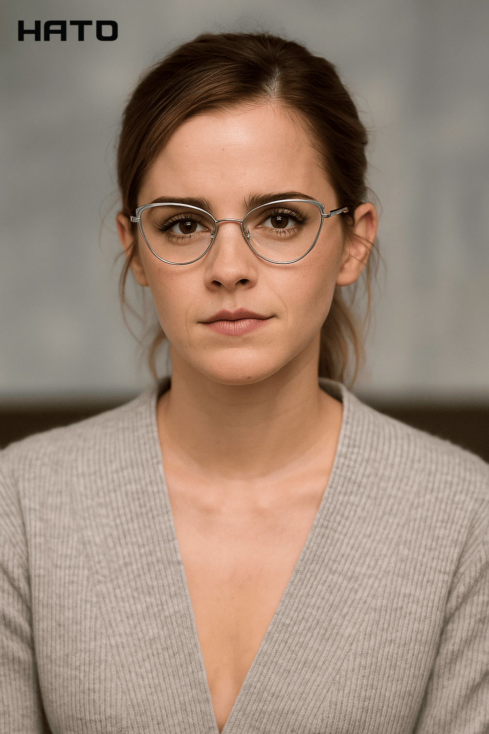  Gọng Kính Mắt Mèo Titanium Exfash EF74267T - Tem Chính Hãng 