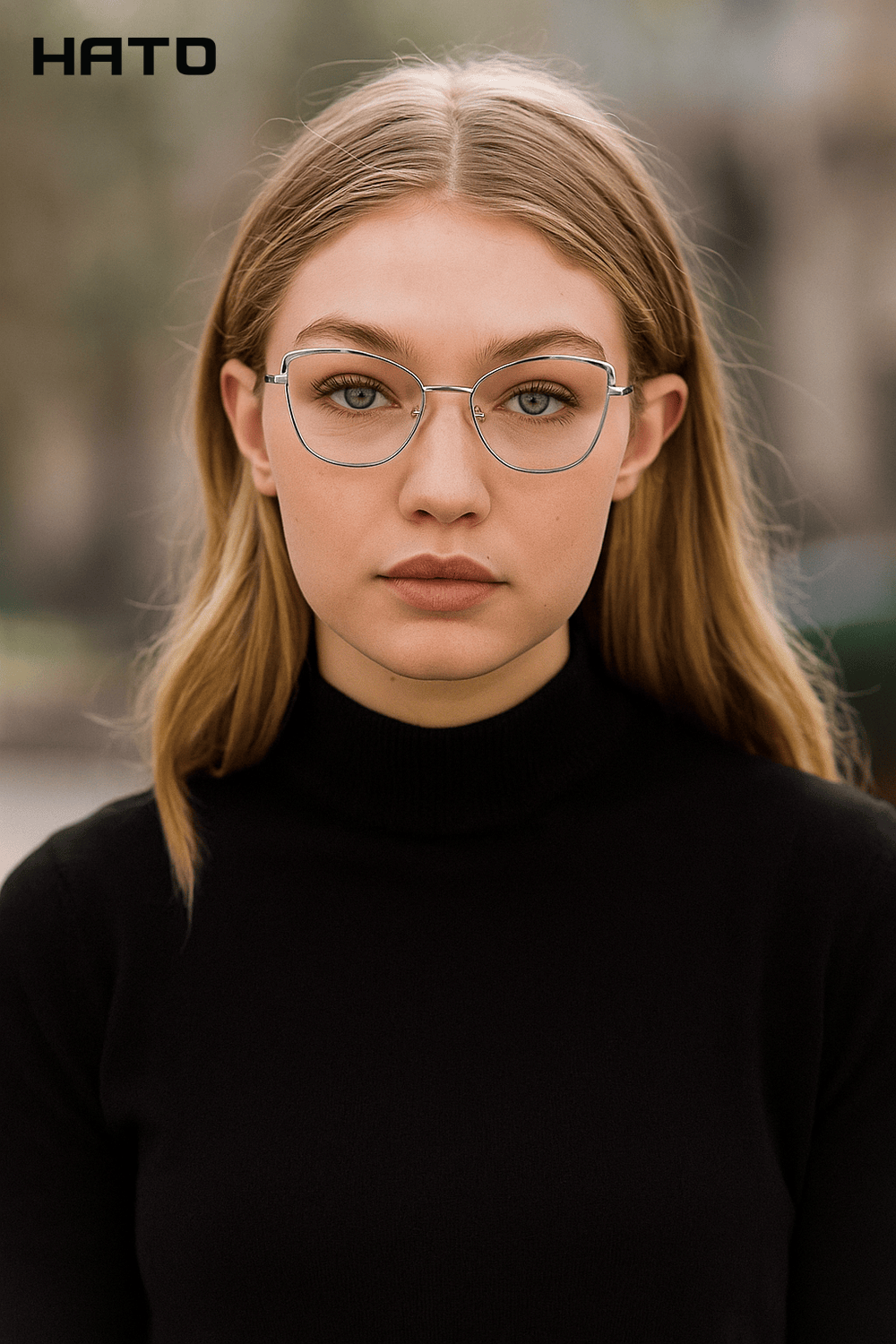  Gọng Kính Mắt Mèo Titanium Exfash EF74267T - Tem Chính Hãng 