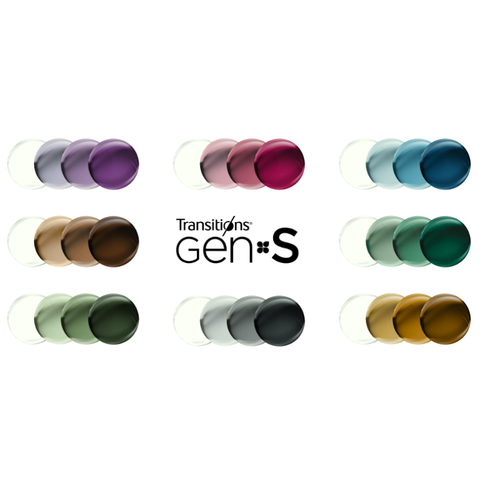  Essilor Transitions Gen S Tròng Đổi Màu Váng Phủ Crizal Rock 