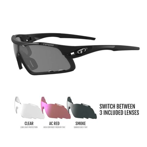  Tifosi Davos Kính Mát Thể Thao Chính Hãng - Kèm 3 Len Tháo Lắp 