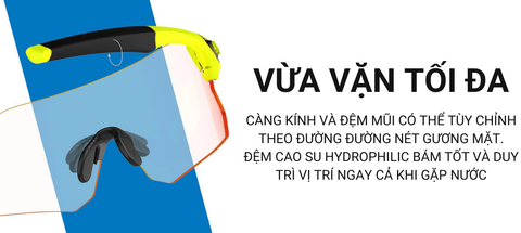  Kính Mát Thể Thao Tifosi Rail Chính Hãng - Bộ 3 Lens Tháo Lắp - Lắp Được Tròng Có Độ Cận Viễn Loạn 