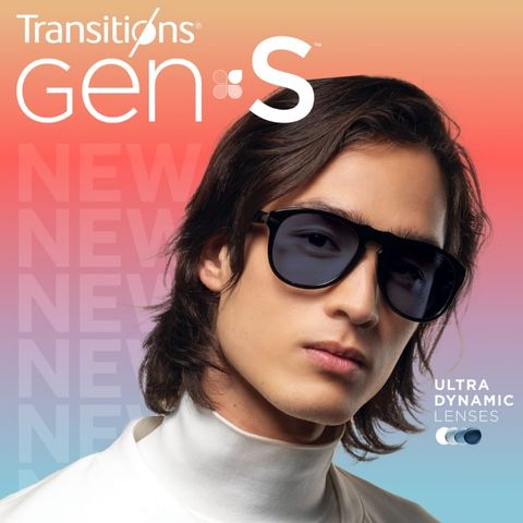  Essilor Transitions Gen S Tròng Đổi Màu Váng Phủ Crizal Rock 