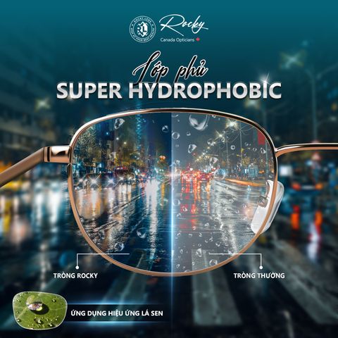 Tròng Kính Đổi Màu Trà Rocky Lens 1.61 Lọc Ánh Sáng Xanh - Bảo Vệ Mắt Thông Minh 