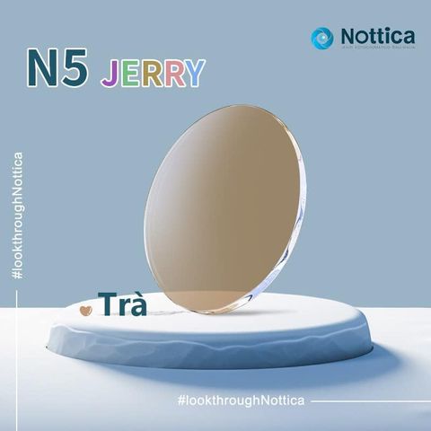  Tròng Kính Đổi Màu Mỏng Chống Ánh Sáng Xanh Nottica N5 Jelly Series 1.61 Asp 