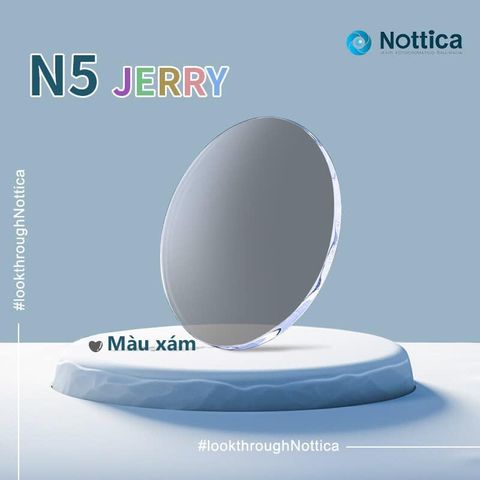  Tròng Kính Đổi Màu Mỏng Chống Ánh Sáng Xanh Nottica N5 Jelly Series 1.61 Asp 