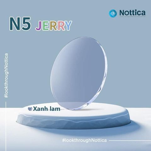  Tròng Kính Đổi Màu Mỏng Chống Ánh Sáng Xanh Nottica N5 Jelly Series 1.61 Asp 