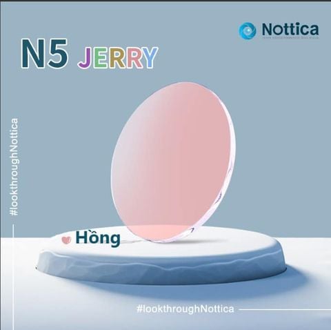  Tròng Kính Đổi Màu Mỏng Chống Ánh Sáng Xanh Nottica N5 Jelly Series 1.61 Asp 